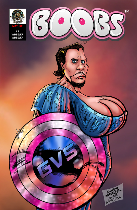 Boobs #3 CVR G Liefeld Homage