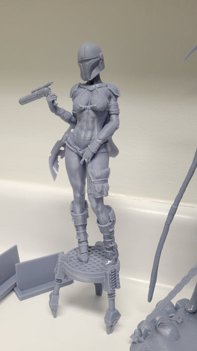 Booba Fett Unpainted Statue