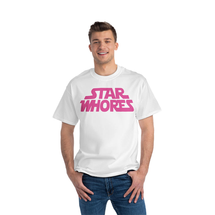 Star Whores Pink Logo T-shirt