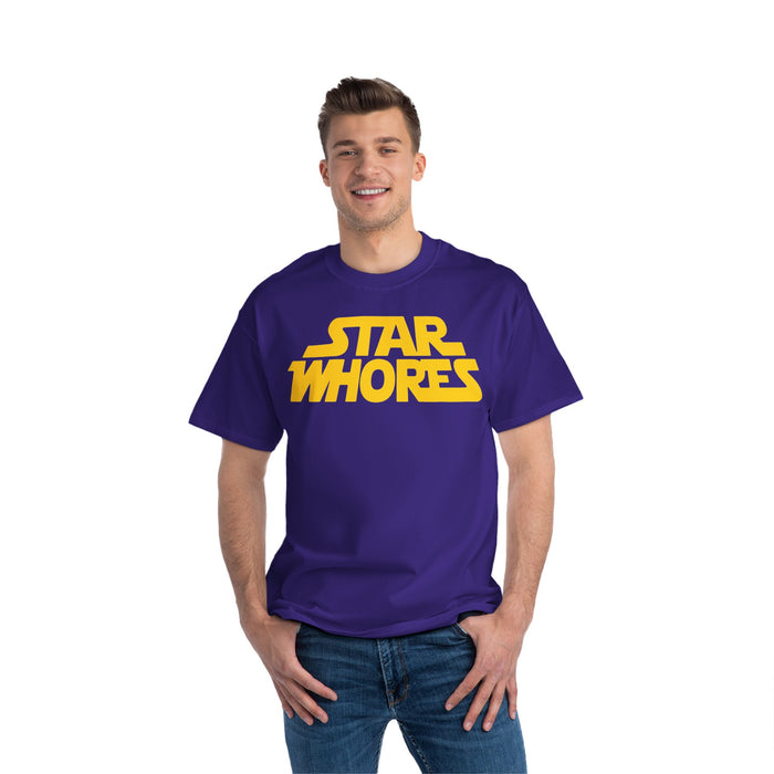 Star Whores Gold Logo T-Shirt