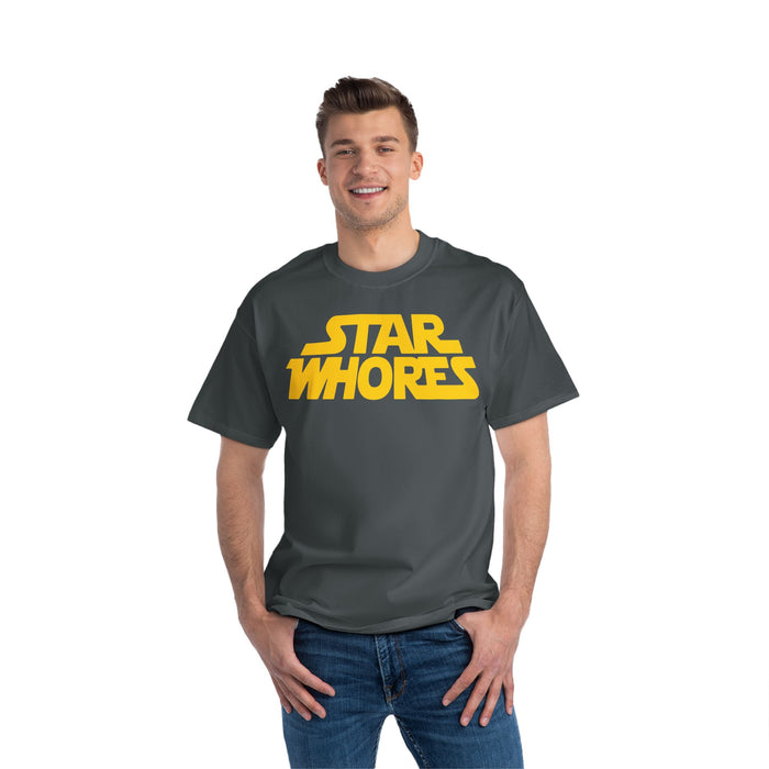 Star Whores Gold Logo T-Shirt
