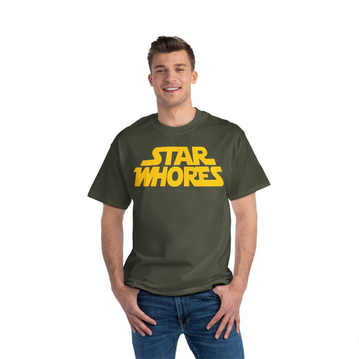 Star Whores Gold Logo T-Shirt