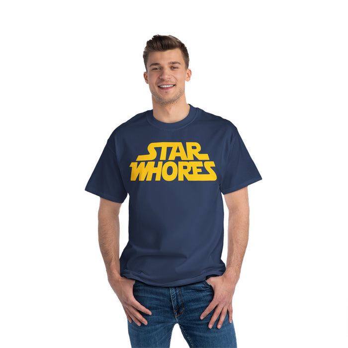 Star Whores Gold Logo T-Shirt