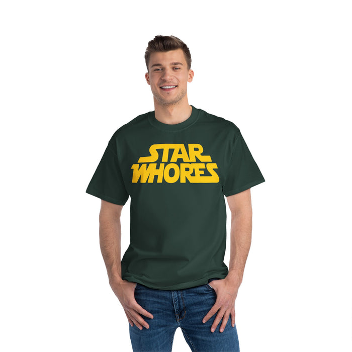 Star Whores Gold Logo T-Shirt