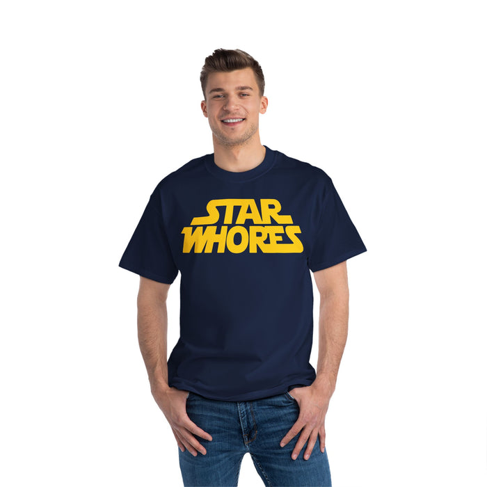 Star Whores Gold Logo T-Shirt
