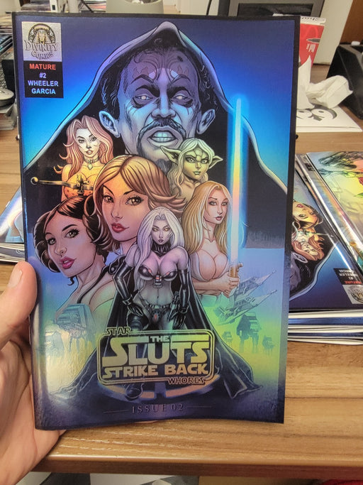 Star Whores #2 Sluts Strike Back A NAUGHTY FOIL