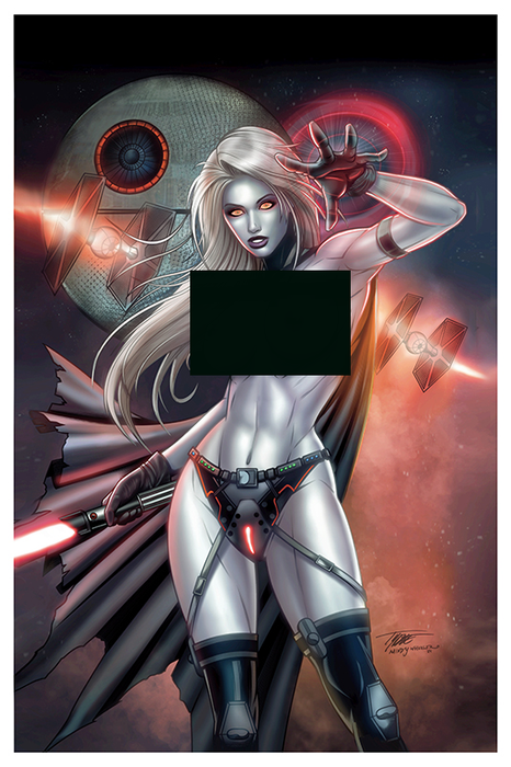 11x17 Star Whores Cvr D Lady Darth Print