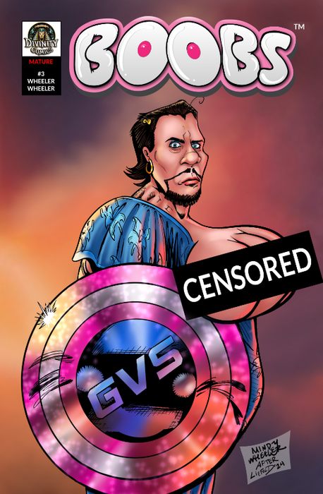 Boobs #3 CVR G Liefeld Homage