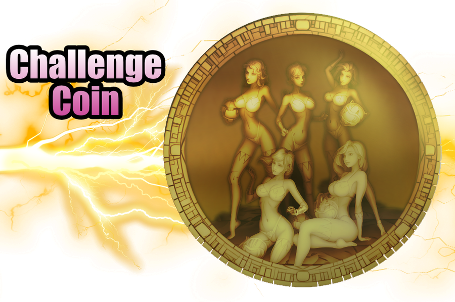 Mighty Morphin Pussy Rangers #1 Challenge Coin