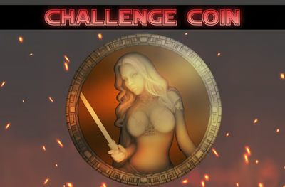 Lady Darth #1 Challenge Coin