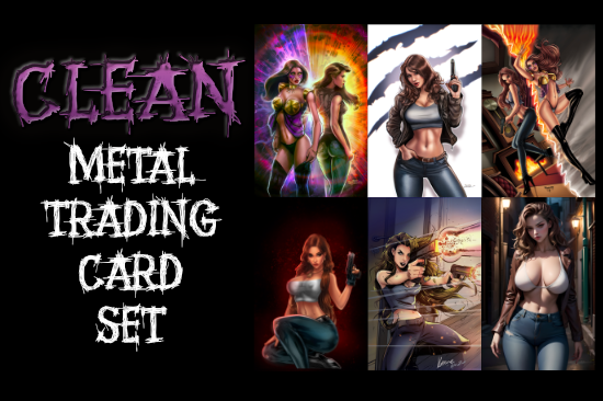 Puppet #1 Metal Trading Card Set