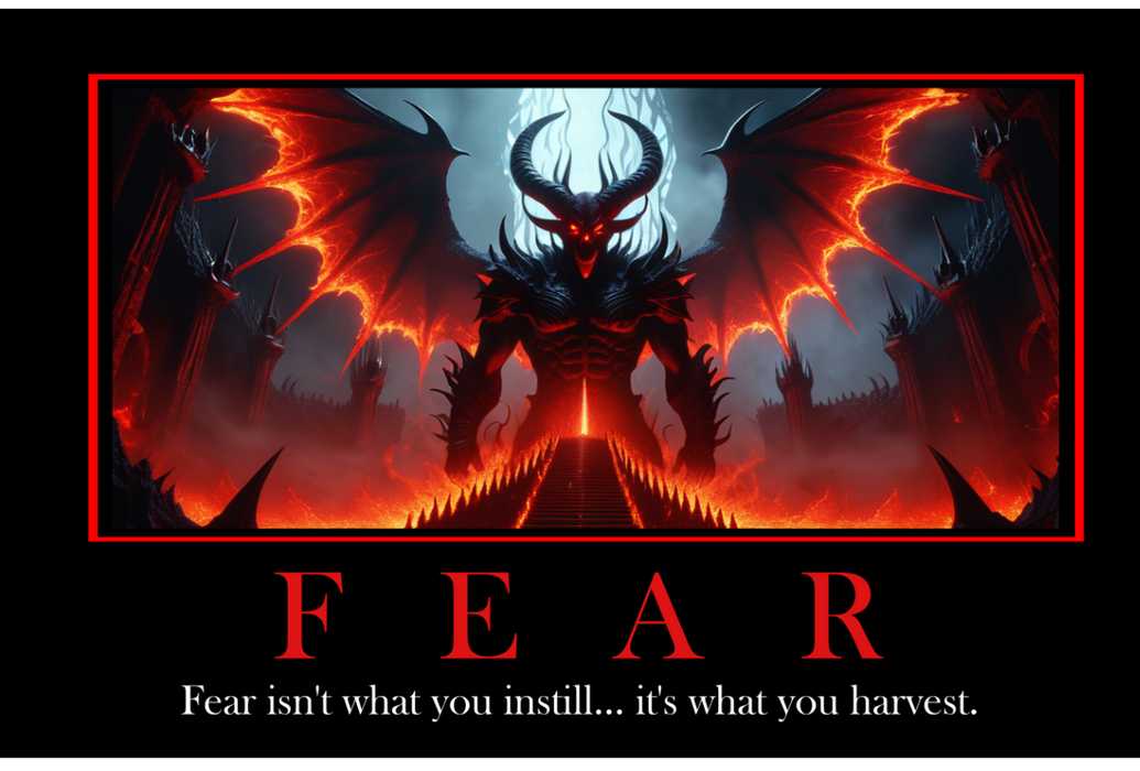 Motivational Poster FEAR