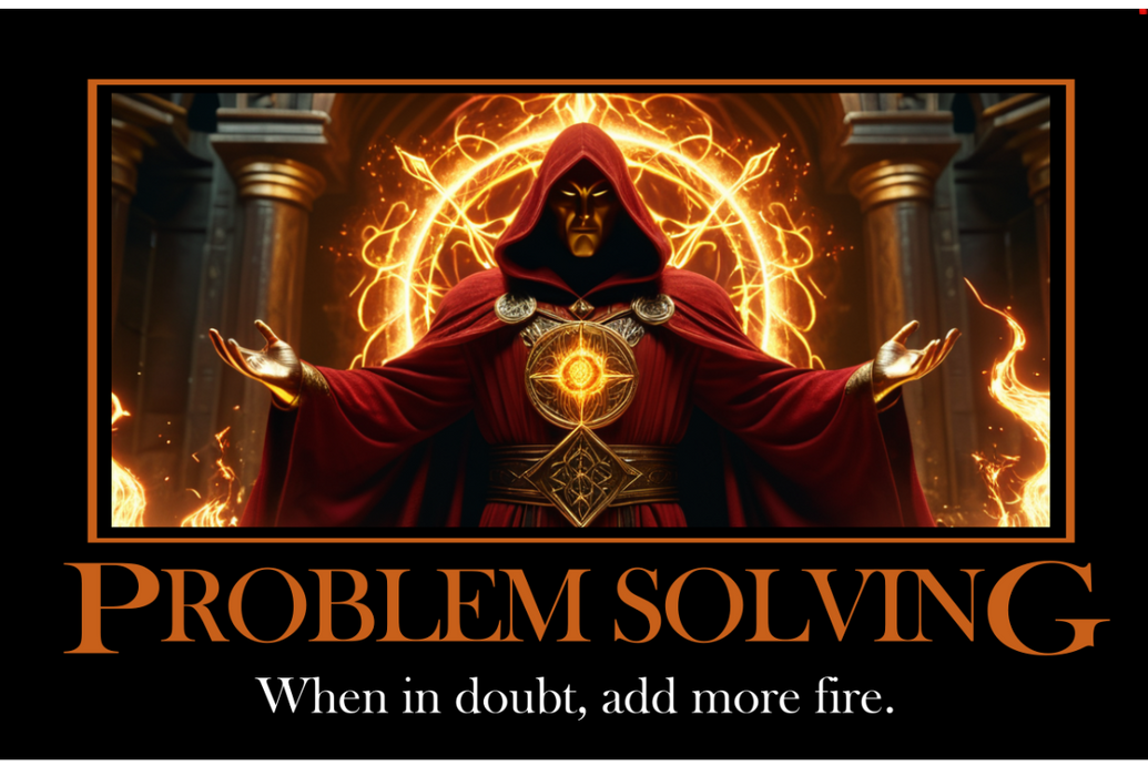 Motivational Poster PROBLEM SOLVING