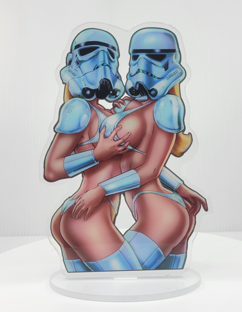 Star Whores #2 Standee Troopers