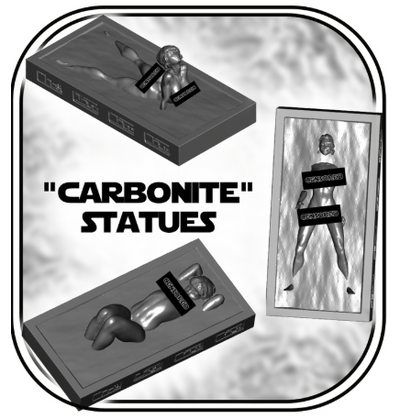 Carbonite Unpainted Statue