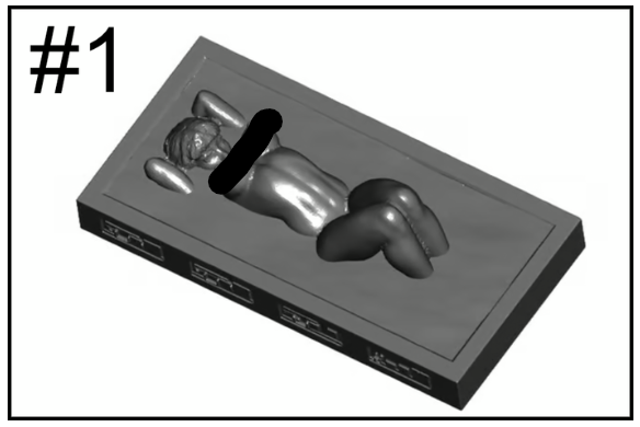 Carbonite Unpainted Statue