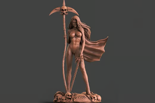 Boobs #3 Unpainted Statue