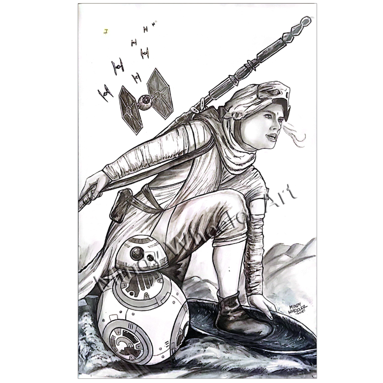 Mindy Wheeler: Star Wars Rey — Divinity Comics