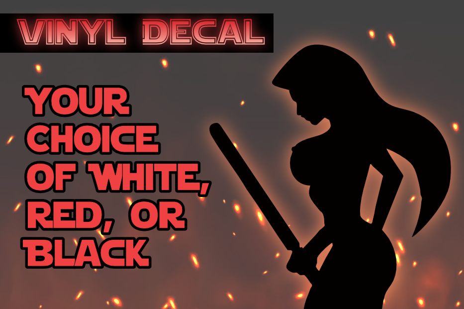 Lady Darth #1 Vinyl Decal