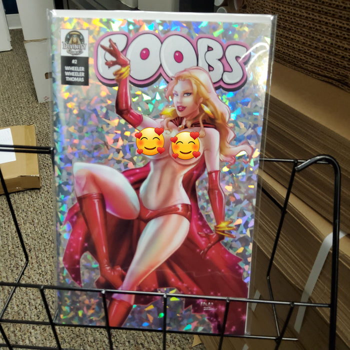 Boobs #2 RB White Cracked Ice Exclusive LTD 25